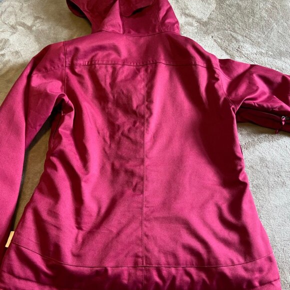 Womens BURTON Dry Ride Snow Board Ski Jacket size L Large Maroon - Picture 9 of 9